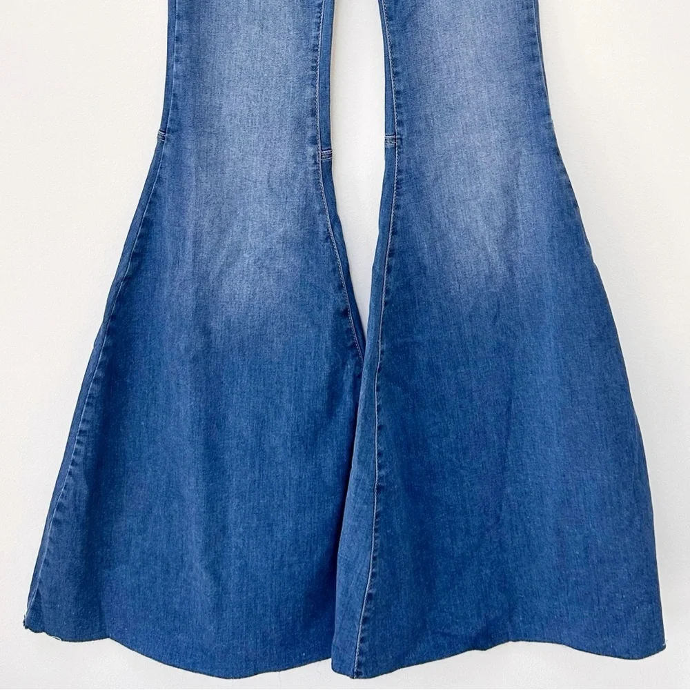 NWT Free People Just Float on Flare Bell Bottom Jeans in Jericho Blue​ size 26